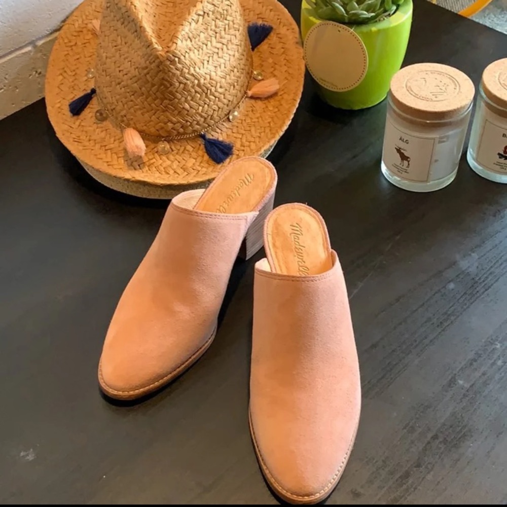 🌸RUSH SALE Madewell harper Suede Mules size 7.5🌸 - Picture 1 of 8